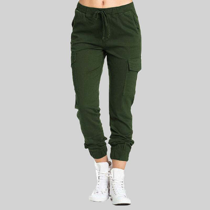 Ladies Cargo Trousers - Nova-Green-XS-State of Style