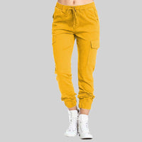 Ladies Cargo Trousers - Nova-Yellow-XS-State of Style