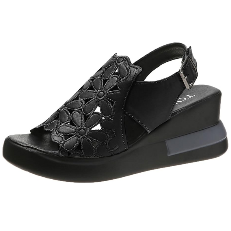 Ladies' Comfort Sandals City Look – Sissy-Black-3-State of Style