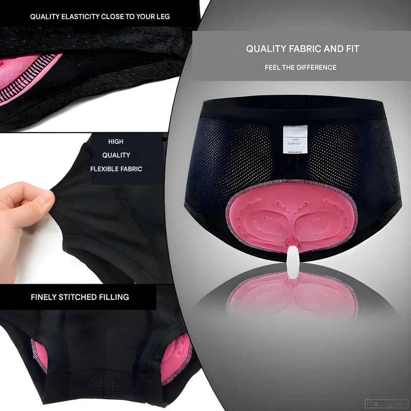 Ladies Cycling Shorts - FlexiComfort-Black-S-State of Style