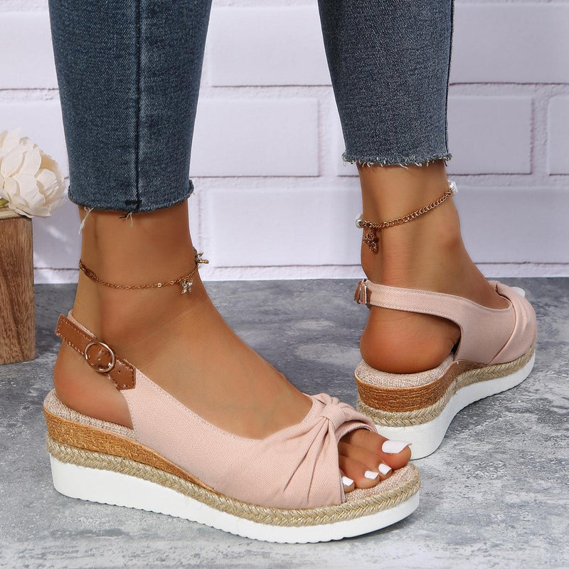 Ladies High Heel Sandals - ComfiLift-Beige-3.0-State of Style