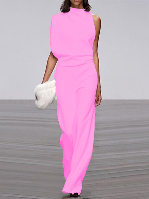 Ladies Jumpsuit - Bea-Pink-32-State of Style