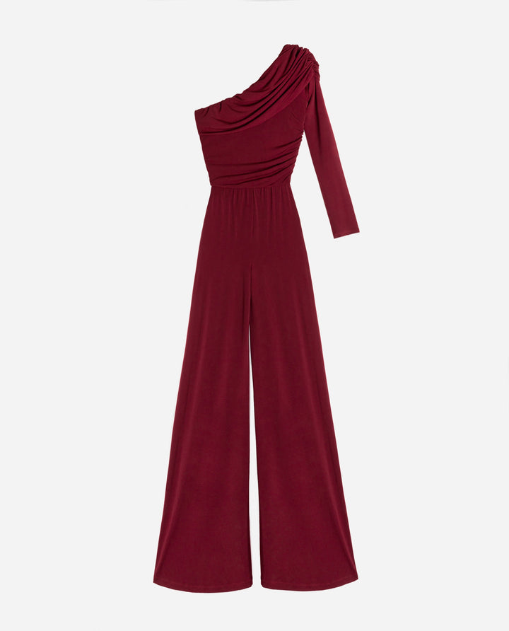 Ladies Jumpsuit with One Shoulder – Alessia-XS-S-State of Style