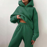 Ladies Oversized Lounge Jogging Set – Liv-Green-State of Style