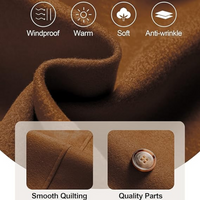 Ladies Padded Winter Trench Coat with Hood - Nina-Black-S-State of Style