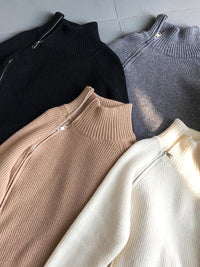 Ladies Pullover Vest with Zip - Clara-Black-One Size-State of Style