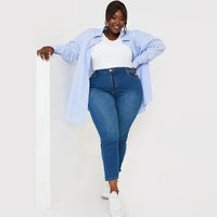 Ladies' Shapewear Pants - Bella-Light Blue-S-State of Style
