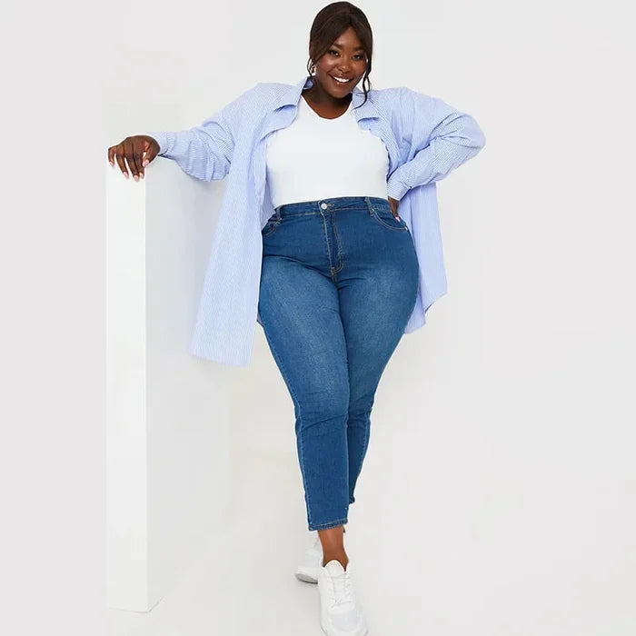 Ladies' Shapewear Pants - Bella-Light Blue-S-State of Style