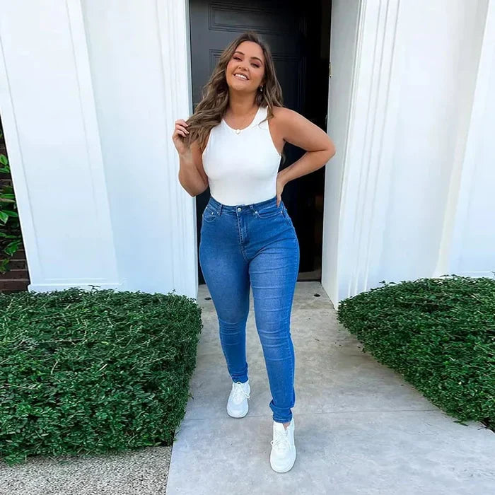 Ladies Shapewear Trousers - Bella-Blue-S-State of Style