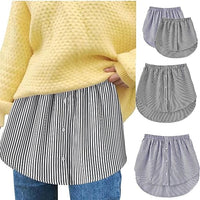 Ladies' Shirt Extender with Elastic Waistband – Noelle-White-S-State of Style