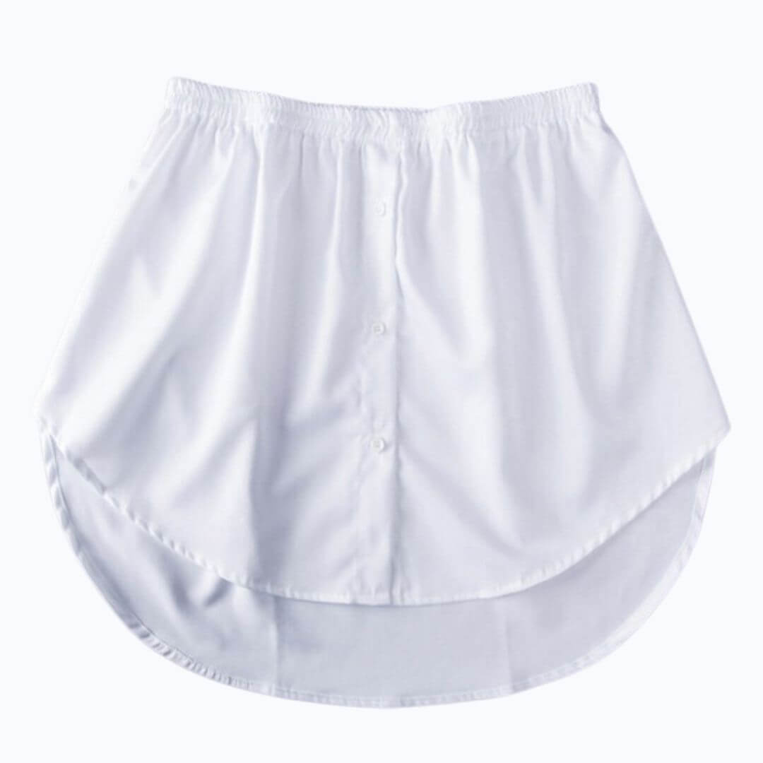 Ladies' Shirt Extender with Elastic Waistband – Noelle-White-S-State of Style