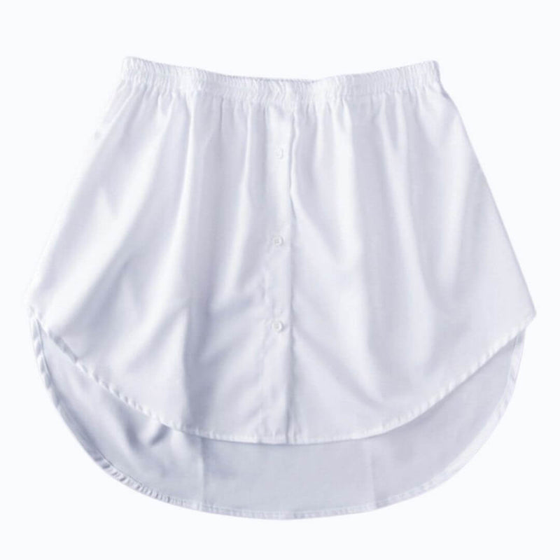Ladies' Shirt Extender with Elastic Waistband – Noelle-White-S-State of Style