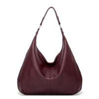 Ladies Shoulder Bag - Mila-Bordeaux Red-State of Style