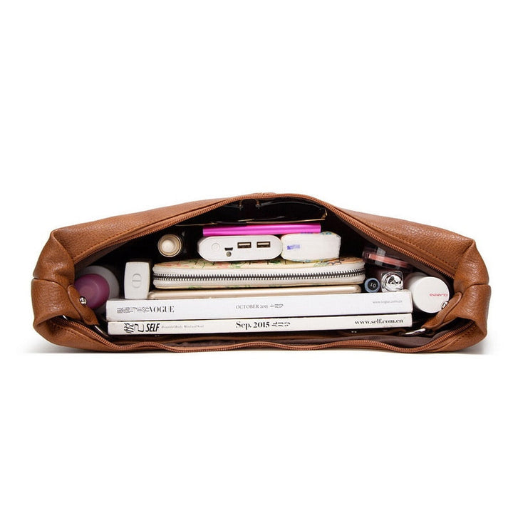 Ladies Shoulder Bag - Mila-Brown-State of Style