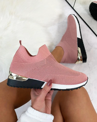 Ladies Slip-On Sneakers - FlexiStep-Pink-3.0-State of Style
