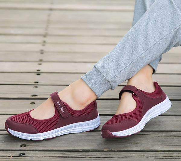 Ladies Slip-ons - AirFlow-Red-3.0-State of Style