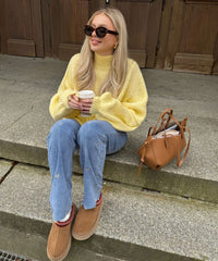 Ladies Stretch Jeans with Wide Legs and Heart Print - Amelie-XS-State of Style