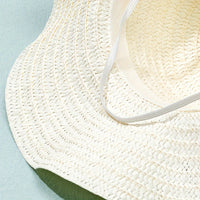 Ladies' Summer Straw Hat with Flower and Fruit Details – Solène-Cream-State of Style