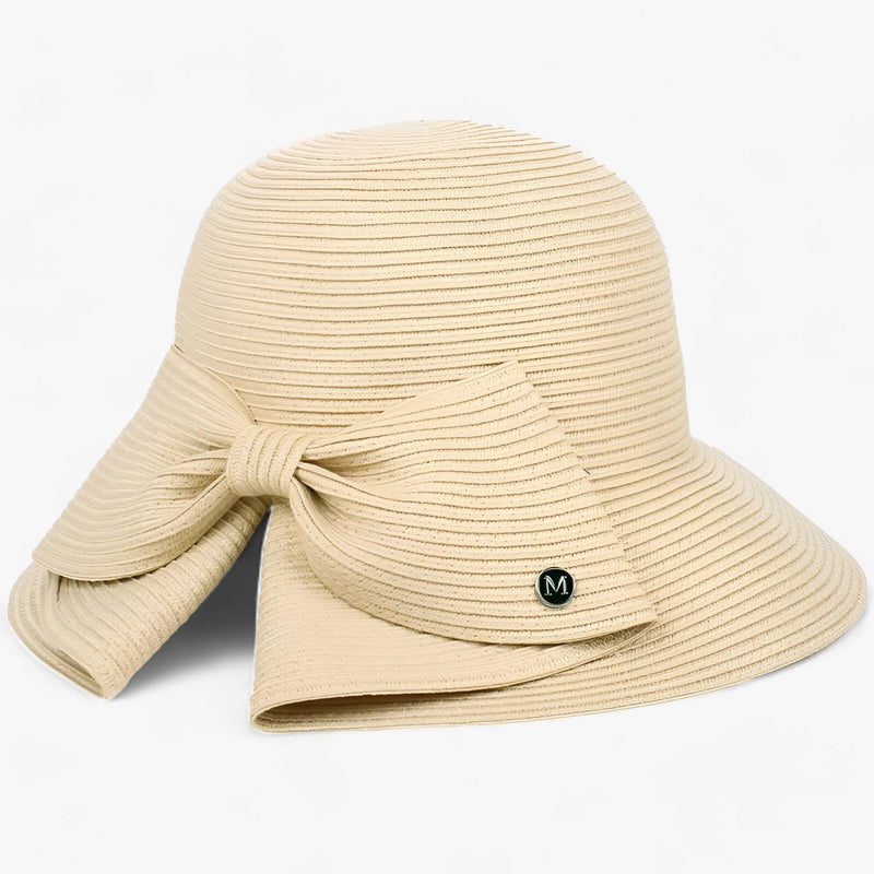 Ladies' sun hat with wide brim – Soléra-Beige-State of Style