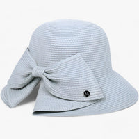 Ladies' sun hat with wide brim – Soléra-Gray-State of Style