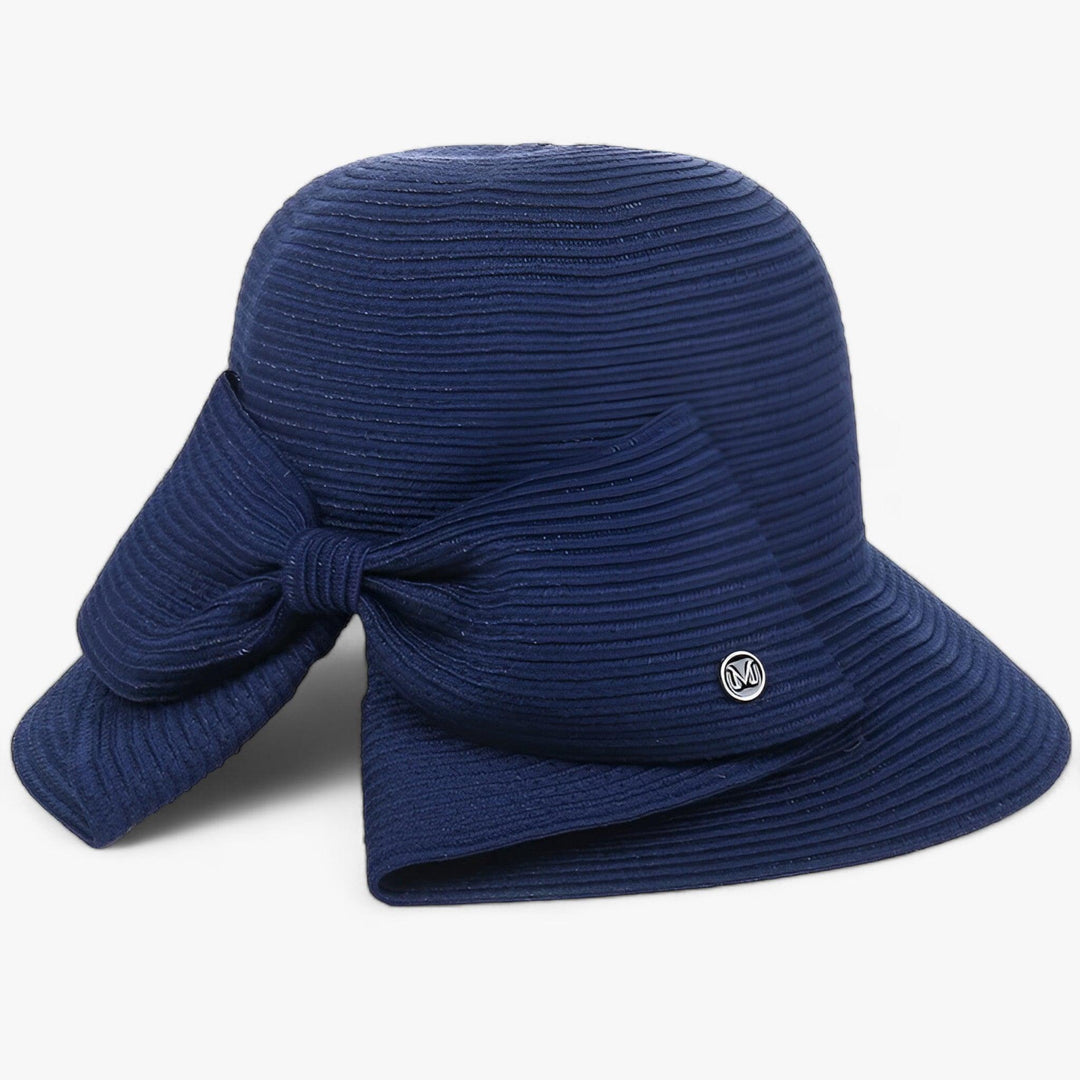 Ladies' sun hat with wide brim – Soléra-Marine blue-State of Style