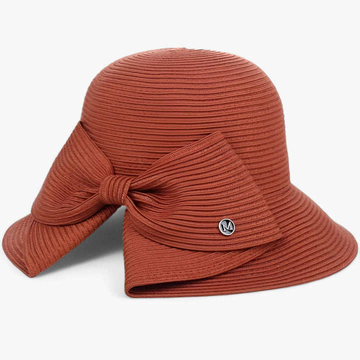 Ladies' sun hat with wide brim – Soléra-Red-State of Style