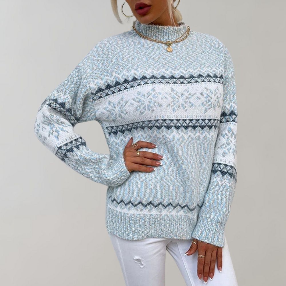 Ladies' sweater - Elara-Heavenly Blue-XS-State of Style