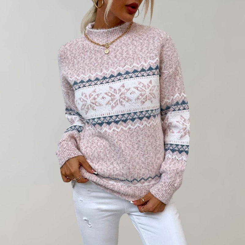 Ladies' sweater - Elara-Light Pink-XS-State of Style
