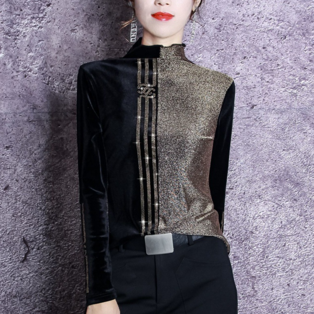 Ladies' Sweater with High Collar - Elise-XS-State of Style