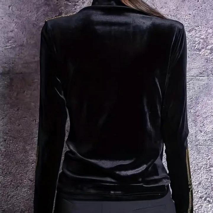 Ladies' Sweater with High Collar - Elise-XS-State of Style