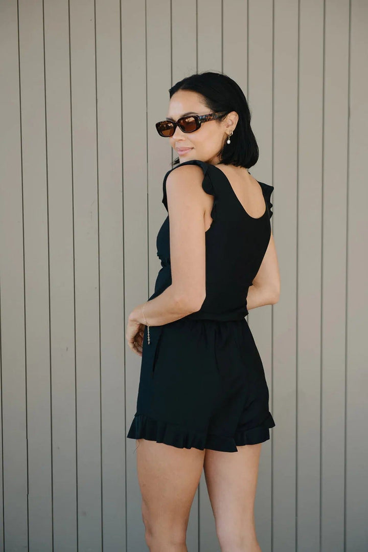 Ladies' Swimsuit with Comfort Fit – Nola-Black-XS-State of Style