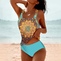 Ladies' swimsuit with premium craftsmanship – Celestina-Blue-S-State of Style