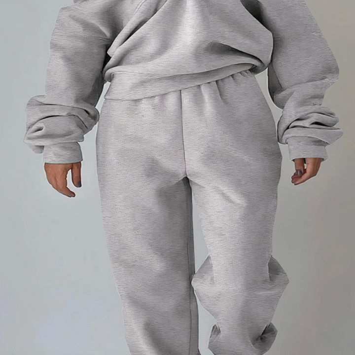 Ladies Tracksuit Set of 2 - Livia-Grey-S-State of Style