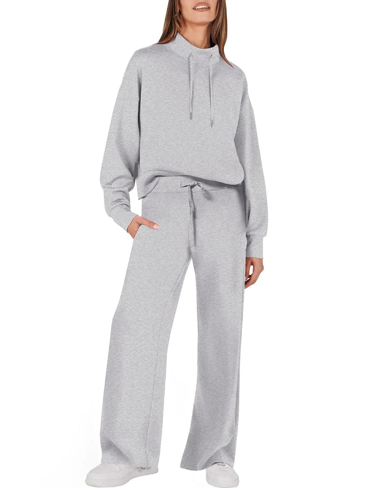 Ladies Two-Piece Suit - Jamie-Grey-S-State of Style