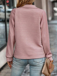 Ladies' V-Neck Sweater - Isla-Pink-S-State of Style