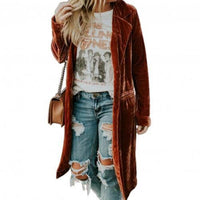 Ladies Velvet Dressing Gown - Valentina-Red-S-State of Style