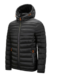 Ladies Winter Puffer Jacket with Hood - Arwen-Black-S-State of Style