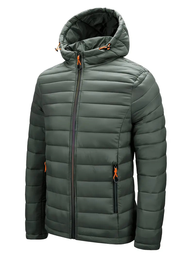 Ladies Winter Puffer Jacket with Hood - Arwen-Black-S-State of Style
