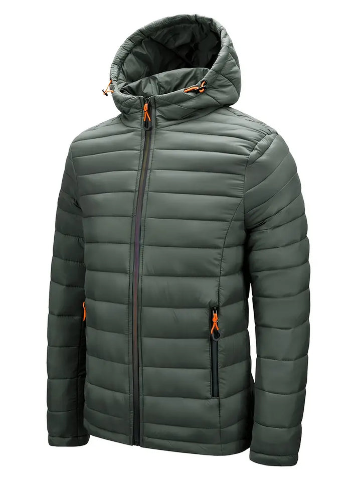 Ladies Winter Puffer Jacket with Hood - Arwen-Black-S-State of Style
