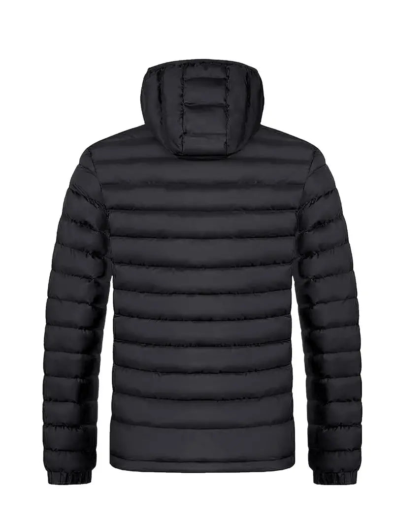 Ladies Winter Puffer Jacket with Hood - Arwen-Black-S-State of Style