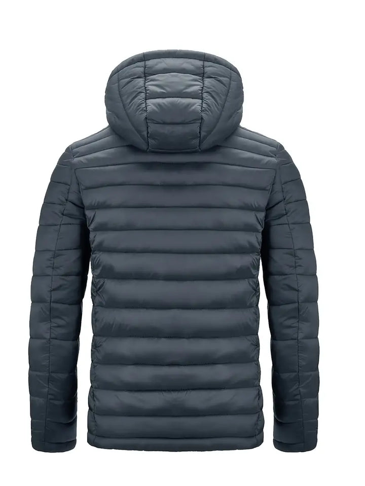 Ladies Winter Puffer Jacket with Hood - Arwen-Black-S-State of Style