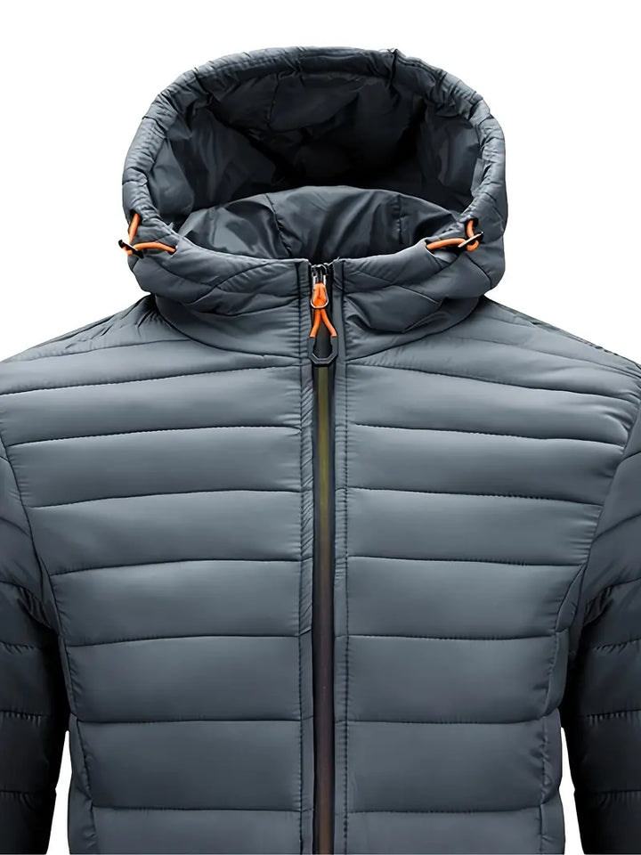 Ladies Winter Puffer Jacket with Hood - Arwen-Black-S-State of Style