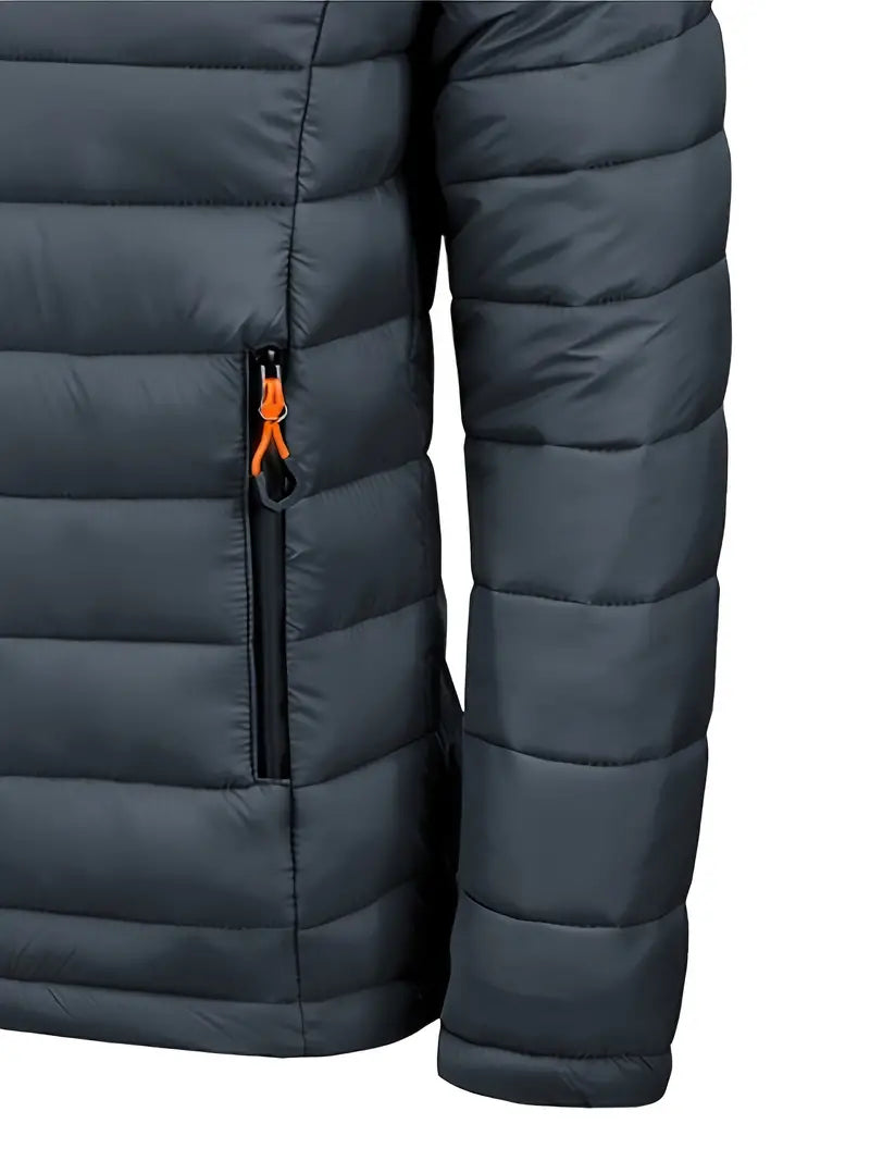 Ladies Winter Puffer Jacket with Hood - Arwen-Black-S-State of Style