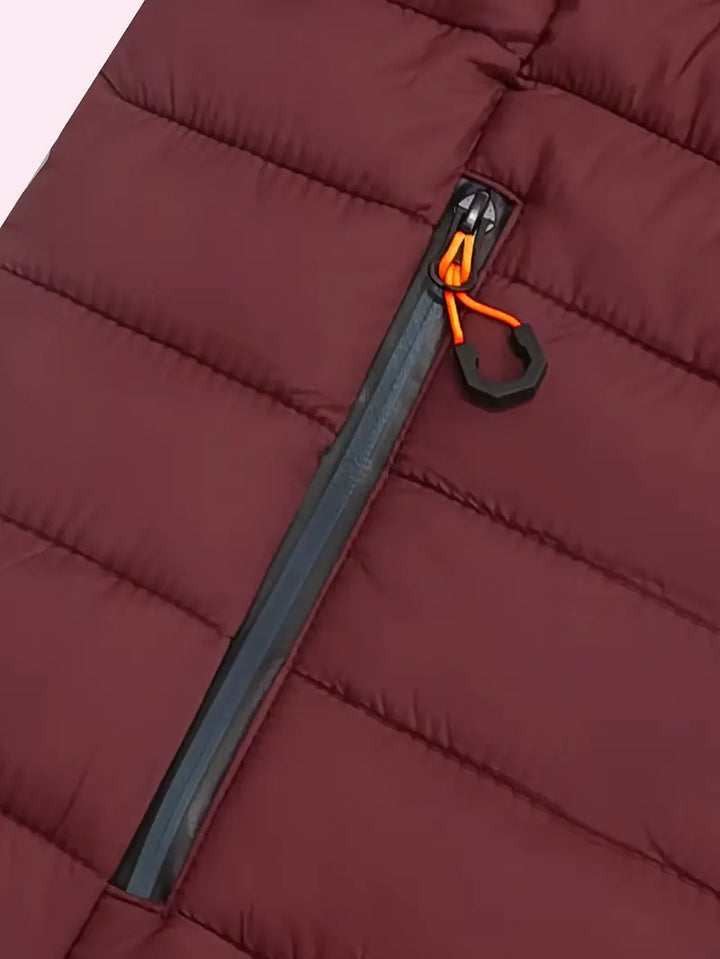 Ladies Winter Puffer Jacket with Hood - Arwen-Black-S-State of Style