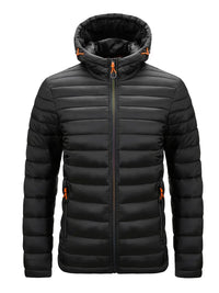 Ladies Winter Puffer Jacket with Hood - Arwen-Black-S-State of Style