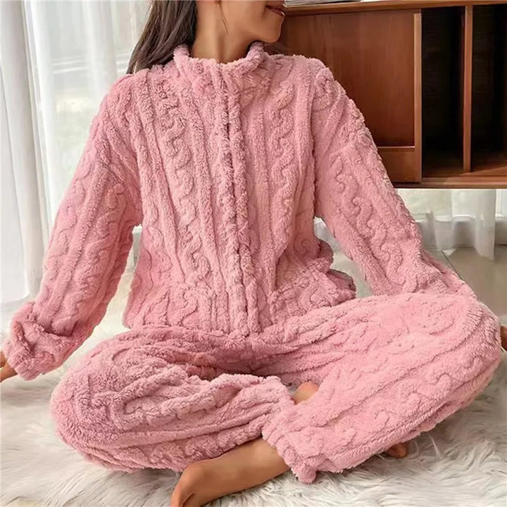 Laisa Pajama Set | The Coziest Pyjamas You'll Ever Own-Pink-L-State of Style