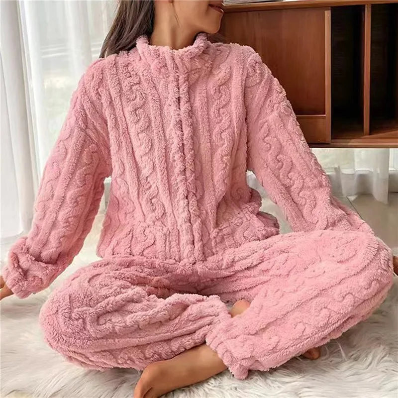 Laisa Pajama Set | The Coziest Pyjamas You'll Ever Own-Pink-L-State of Style