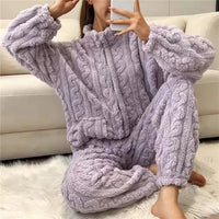 Laisa Pajama Set | The Coziest Pyjamas You'll Ever Own-Purple-L-State of Style