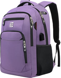 Slim Anti-Theft Laptop Backpack with USB Charging Port