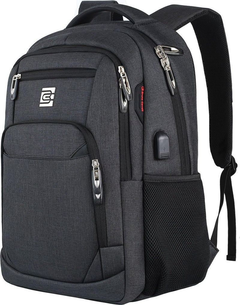 Slim Anti-Theft Laptop Backpack with USB Charging Port